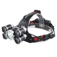 ราคา ไฟฉายคาดหัว รุ่น 5 หลอดไฟ 50000LM หลอด CREE 1 T6 4XPE LED สว่างมาก พร้อมแบตชาร์จ และสายชาร์จ (1479979964)