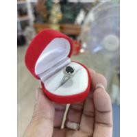 ราคา แหวนเงินแท้นิลแท้ชุบทองคำขาวเงินแท้ 92.5%เพชร CZ (23317627535)