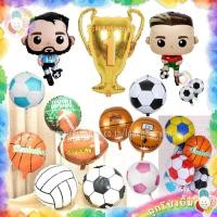 ราคา ลูกโป่งธีมกีฬา ลูกโป่งนักฟุตบอล Messi Ronaldo ฟอยล์ลูกฟุตบอล ลูกบาส ลูกวอลเล่ย์ ลูกรักบี้ ถ้วยแชมป์ trophy (7267869767)