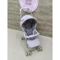 ราคา รถเข็นเด็กมือสอง Aprica สีครีมเทา(มือสอง) (24872121790)