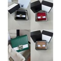 ราคา Gucciแท้100%หลายสี กระเป๋าสตางค์ ใบสั้น New Gucci short interlocking interlock wallet (28813519778)