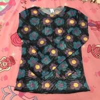 ราคา เสื้อแขนยาว ซีทรู ลายดอก มือ2 (2296406080)