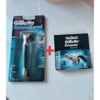 ราคา Gillette Sensor Excel มีดโกนหนวด พร้อมใบมีดคู่ 5 ชิ้น / แพ็ค (24409553324)