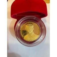 ราคา No706 เหรียญในหลวง กรมสรรพากรครบ80ปี 2538 เหรียญสวยมาก เนื้อกะหลั่ยทอง (29513828148)