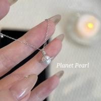 ราคา MEETสร้อยเงิน Planet Pearl สร้อยมุก สร้อยแฟชั่น สร้อยไข่มุก สร้อยคอเงินแท้ จี้ไข่มุก สร้อยคอเงิน (29167060500)