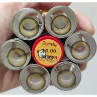 ราคา คอนแทคเลนส์ บิ๊กอาย รุ่น Purely สีเทา/ตาล Gray/Brown มีค่าสายตา (0.00)/ (26109248619)