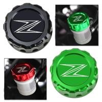ราคา สําหรับ Kawasaki Z900 Z650 Z750 Z400 Z800 Z1000 Ninja 400 650 300 ZX6R ZX10R ด้านหลังกระบอกน้ํามันเบรก Master Reservoir ฝาครอบหมวก (46658146801)