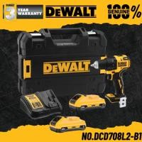 ราคา DEWALT สว่านไร้สาย Atomic ไร้แปรงถ่าน 20V ครบชุด พร้อมแบตเตอรี่ 3.0Ah No.DCD708L2-B1 (24212818457)