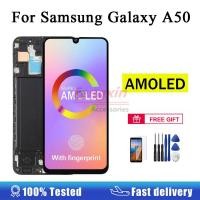 ราคา จอแสดงผล AMOLED สําหรับ Samsung Galaxy A50 A30 จอแสดงผล LCD Touch Screen Digitizer Assembly A505F SM-A505FN/DS A505F/DS A505 หน้าจอ (28316470527)