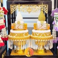 ราคา พานขมา รุ่นพรีเมี่ยม งานประณีต พานขอขมา เทียนแพ ลาบวช งานบวช ขอขมาผู้ใหญ่ พานธูปเทียนแพ (1 พาน) (50607731245)