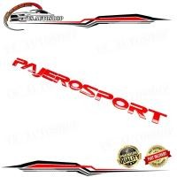 ราคา โลโก้ PAJERO SPORT ติดฝากระโปรงหน้า Logo PAJERO SPORT สีแดง (16758802642)