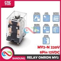ราคา RELAY MY2 12V OMRON / RELAY MY2N 24V OMR / RELAY MY2-N 220V 8 PIN - 12VDC (18707611141)