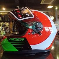 ราคา หมวกกันน็อค (แว่น 2ชั้น )Rider Rs1#7 สีเขียว ไซด์ L,XL (2429714674)