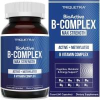 ราคา BioActive Vitamin B Complex - Blood Stream Ready, Methylated B Complex - Featuring Methylfolate, 3 BioActive Forms of B12, BenfoPure® B1 & Pantesin® B5 - วิตามิน 12 B ในคลินิก (44509934948)