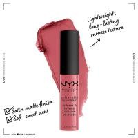ราคา ของแท้ NYX Soft matte lip cream สี SMLC19 Cannes ลิปแมท (8978375491)