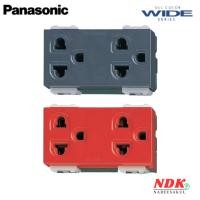 ราคา Panasonic ปลั๊กคู่มีกราวด์ รุ่น WEG15929 (51006792841)
