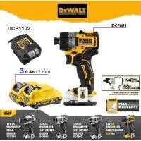ราคา Dewalt DCF601 ไขควงไร้สาย 12V พร้อม แบตเตอรี่ 12V 3.0ah จำนวน 2ก้อน พร้อมแท่นชาร์จ (51655385181)