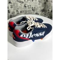 ราคา Ellesse:รองเท้าผ้าใบลำลองสีน้ำเงินเข้มทำจากหนังแท้สำหรับสุภาพสตรี (25941175806)