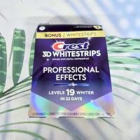 ราคา (Crest®) 3D Whitestrips Professional Effects Whitening 44 Strips แผ่นฟอกฟันขาว (45455545219)