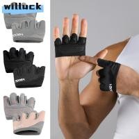 ราคา WILLUCK ถุงมือป้องกันการเรียก, ถุงมือสี่นิ้วกันลื่นระบายอากาศ, คุณภาพสูงน้ําหนักเบาบางกีฬาฟิตเนสถุงมือหญิงชาย (54659032963)