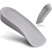 ราคา ความสูงเพิ่ม Insoles - 1 นิ้ว - Foot Arch Contour รองเท้ายกสําหรับชาย Orthopedic Heel Lift Cushion Gel Leg Discrepancy Balancer, ผู้ชายขนาด 10-12, สีเทา (2 ชิ้น) (1 นิ้ว) (42429405786)