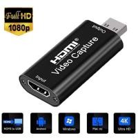 ราคา Video Capture Card การ์ดจับภาพวิดีโอเสียง 4K HDMI เป็น USB 3.0 FR PS4 เกม DVD Game/Video Live Hdmi Capture Card (41302040164)