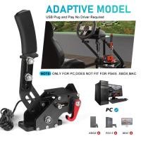 ราคา 16Bit USB Handbrake Sim Clamp PC Windows สําหรับเกมแข่งรถ G25/27/29 T300 T500 (27085300149)