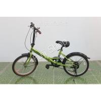 ราคา จักรยานพับได้ญี่ปุ่น - ล้อ 20 นิ้ว - มีเกียร์ - Volkswagen - สีเขียว [จักรยานมือสอง] (15795856089)