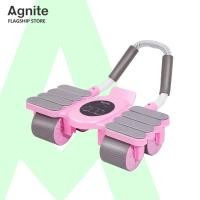 ราคา Agnite ลูกกลิ้งออกกำลังกาย ลูกกลิ้งบริหารหน้าท้อง เครื่องบริหารหน้าท้องแบบ 4 ล้อ Ab Roller (45307596723)