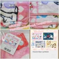 ราคา พร้อมส่ง✅[TOREBA][นำเข้าจากญี่ปุ่น] ผ้าห่ม ผืนเล็ก สีชมพู ลาย Snoopy / Character Meyer Lap Blanket (14961998886)