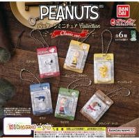 ราคา [Gashapon] กาชาปอง พวงกุญแจ Snoopy Peanuts สนูปปี้ คอลเลคชั่น โมเดลจิ๋ว Miniature Package Ver Classic *เลือกลายได้* (27144510704)