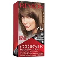 ราคา revlon colorsilk เรฟลอน คัลเลอร์ซิลค์ แฮร์คัลเลอร์ 50 light ash brown (5259179533)