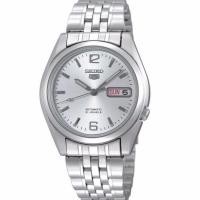 ราคา นาฬิกาชายไซโก SEIKO 5 Automatic นาฬิกา รุ่น SNK385K1 สีเงิน (199425910)