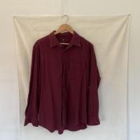 ราคา Uniqlo เสื้อเชิ้ต ลูกฟูก XLสีแดงเลือดหมู (มือสอง) (15801037069)