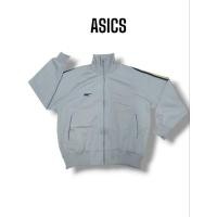 ราคา เสื้อแจ็คเก็ต ASICS มือสอง สีเทาอ่อน สภาพดี อก44S085⚡ (28669208372)