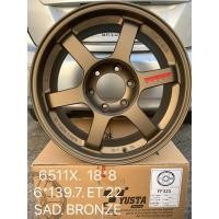 ราคา ล้อแม็กใหม่ TE Flow Forming (ล้อเบา) - น้ำตาล หยอดแดง - งาน YUSTA - ขอบ18 x 6รู139 หน้า8 ET22 (5678873317)