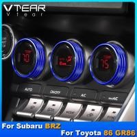 ราคา For SUBARU BRZ / Toyota 86 GT86 GR86 2012~2026 Car Air Conditioning Knob Decorative Cover, Auto Interior AC Switch Trim, Vehicle Specific Interior Modification Accessories Parts (48208201429)