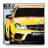 ราคา รูปภาพ รถ Mercedes Benz #1 Car เมอร์เซเดส เบนซ์ รูปภาพ​ติดผนัง pop art กรอบรูป Supercar รถสปอร์ต รถยนต์ แต่งบ้าน ของขวัญ (6755619207)