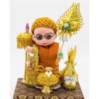 ราคา [งานพรีเมียม] เณรน้อยนำโชค จิ๋วแต่แจ๋ว พร้อมเครื่องตั้งครบชุด พัดยศ/ถุงเงินถุงทอง เสริมมงคล ตั้งโชว์ หน้ารถ ของขวัญมงคล (54908363370)