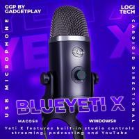 ราคา [กรุงเทพฯ ด่วน 1 ชั่วโมง] Blue Yeti X Professional Condenser USB Microphone with High-Res Metering, LED Lighting & Blue (10126696787)