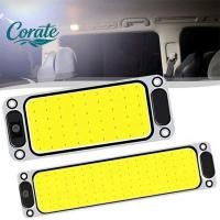 ราคา [Crate] 12-24V ไฟภายในรถ LED อ่านแถบกลางคืนไฟภายในโคมไฟโดมพร้อมสวิตช์เปิดปิดสําหรับ Van Lorry Tru (44509317407)