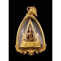 ราคา #พระพุทธชินราช #ราชันย์สยาม รายการที่ 4 ️เนื้อบรอนซ์ชุบทององค์บรอนซ์ลงยาจีวร ((+)) พร้อมเลี่ยมกรอบบรอนซ์ชุบทองคำแท้ (25361546833)