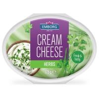 ราคา เอ็มบอร์คครีมชีสวิทเฮิร์บ 175กรัม Emborg Cream Cheese with Herbs 175g. [หมายเลขบาร์โค้ด 5704025038028 ] (46409748985)