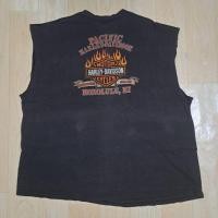 ราคา เสื้อฮาเล่ มือสอง สีดำแขนกุด Harley Davidson XL (28520723080)