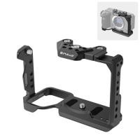ราคา ยินดีที่สุด สําหรับ Sony ILME-FX30 / FX3 PULUZ กรงกล้องโลหะ Stabilizer Rig พร้อม NETA Slider (สีดํา) (54859431377)