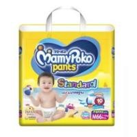 ราคา Mamy Poko กางเกงผ้าอ้อม รุ่น Standard ไซส์ M 66 ชิ้น (1464369981)
