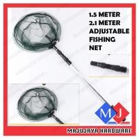 ราคา Sauk Ikan, Tangguk, Brail Fishing Net 1.5/2.1m Net RIver Sauk Penyauk Ikan Pancing Fishing Kotless Trout Micro Mesh Net (53357939960)