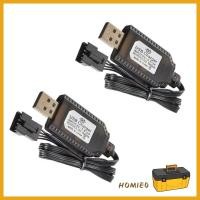 ราคา Homie0 2 ชิ้น 7 4 โวลต์ SM2 0 4P การเชื่อมต่ออะแดปเตอร์สายชาร์จ USB สําหรับ LiPos รถ Buggies และกล้อง (28883095509)