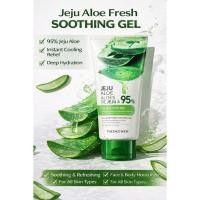 ราคา [THE FACE SHOP]Fresh Jeju Aloe Soothing Gel, 300ml, 1 ea.(ของแถม) (47055180003)