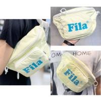 ราคา Fila กระเป๋าคาดอก คาดเอว สไตล์เกาหลี (ของแท้100%ชอปไทย) สะพายได้ทั้งหญิง ชาย สวย สีเหลืองพาสเทล (22368011141)